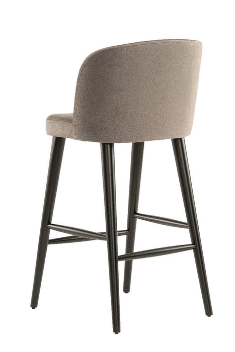 Nova Breakfast Bar Stool - Grey Velvet Bar Stools Derrys 