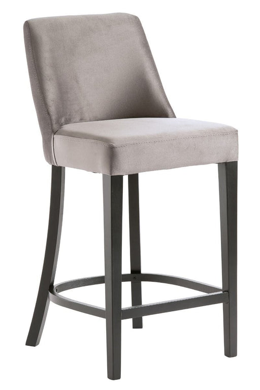 Izmir Barstool - Grey Velvet Bar Stools Derrys 