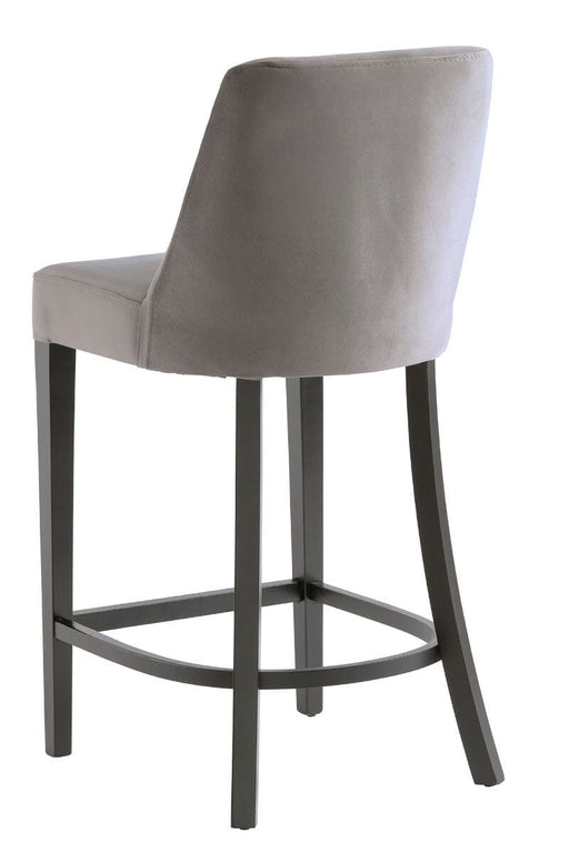 Izmir Barstool - Grey Velvet Bar Stools Derrys 