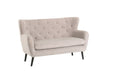 Yak 2 Seater Sofa - Short Faux Sheepskin - Grey Sofas Derrys 