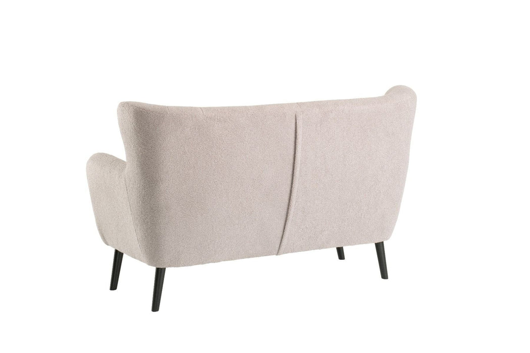 Yak 2 Seater Sofa - Short Faux Sheepskin - Grey Sofas Derrys 