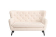 Yak 2 Seater Sofa - Short Faux Sheepskin - White Sofas Derrys 