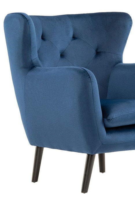 Yak Armchair - Royal Blue - Velvet Armchair Derrys 