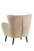 Yak Armchair - Mink - Velvet Armchair Derrys 