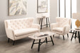 Yak 2 Seater Sofa - Short Faux Sheepskin - White Sofas Derrys 