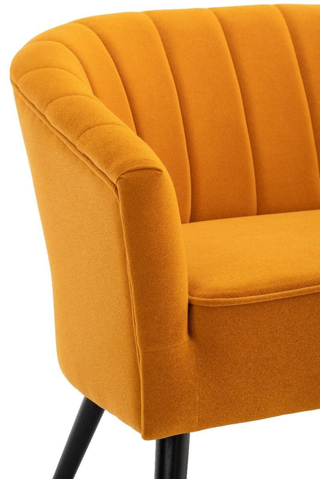 Arlo 2 Seater Sofa - Mustard Sofas Derrys 