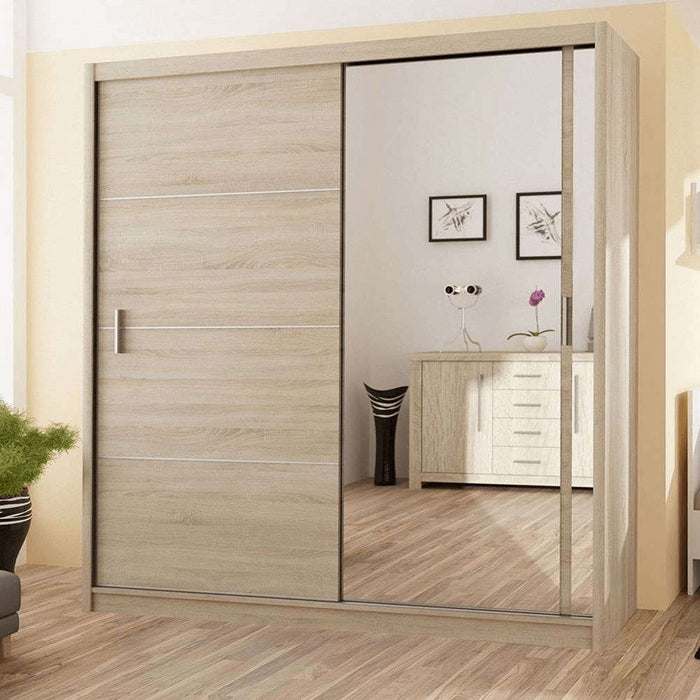 Seville 203cm Wardrobe Sonoma Sliding Wardrobes Home Centre Direct 