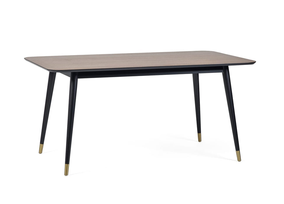 Findlay Rectangular Dining Table - Walnut & Black Dining Tables Julian Bowen V2 