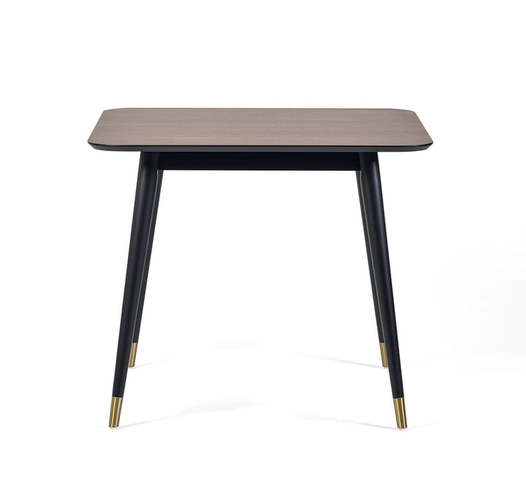 Findlay Square Dining Table - Walnut & Black Dining Tables Julian Bowen V2 