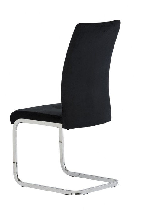 AKRON VELVET DINING CHAIR - BLACK Dining Chair supplier 120 