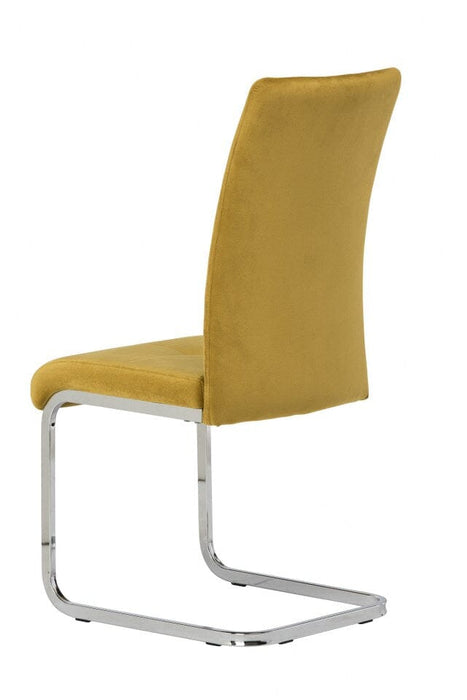 AKRON VELVET DINING CHAIR - MUSTARD Dining Chair supplier 120 