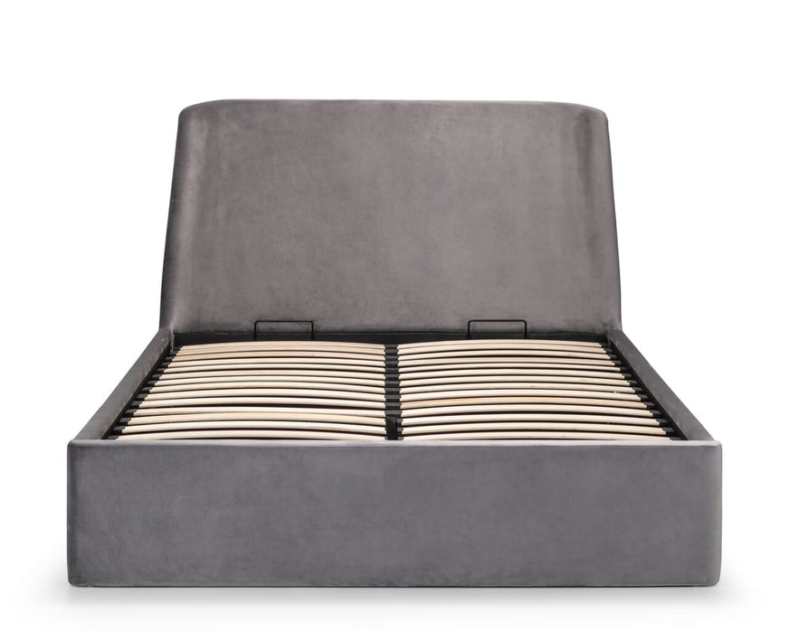 Frida Storage Ottoman Bed Frame 150Cm - Grey Bed frames Julian Bowen V2 