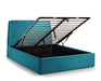 Frida Storage Ottoman Bed Frame 150Cm - Teal Bed frames Julian Bowen V2 