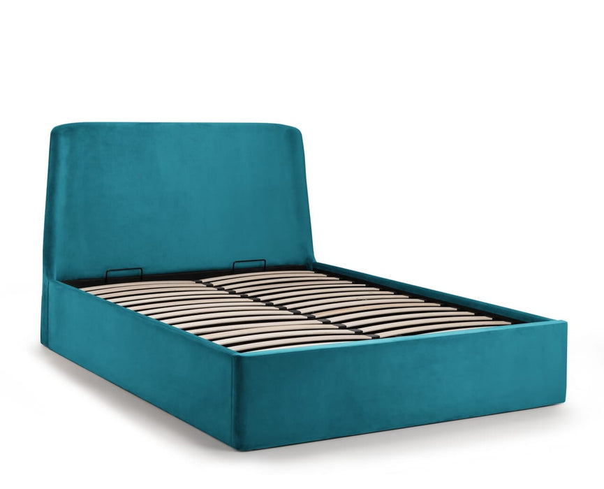 Frida Storage Ottoman Bed Frame 150Cm - Teal Bed frames Julian Bowen V2 