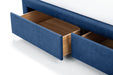 Fullerton 4 Drawer 135cm Bed - Blue Bed Frame Julian Bowen V2 