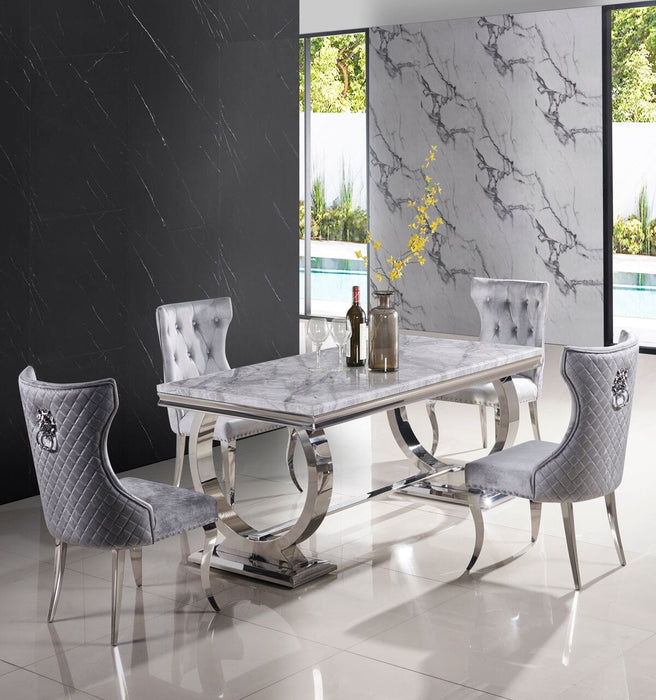 Lyon - Dining Table - 1.7m - Rectangular - Grey/Sand Dining Tables HB 