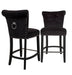 Knocker Back Breakfast Bar Stool - Black Velvet Breakfast Barstools Derrys 