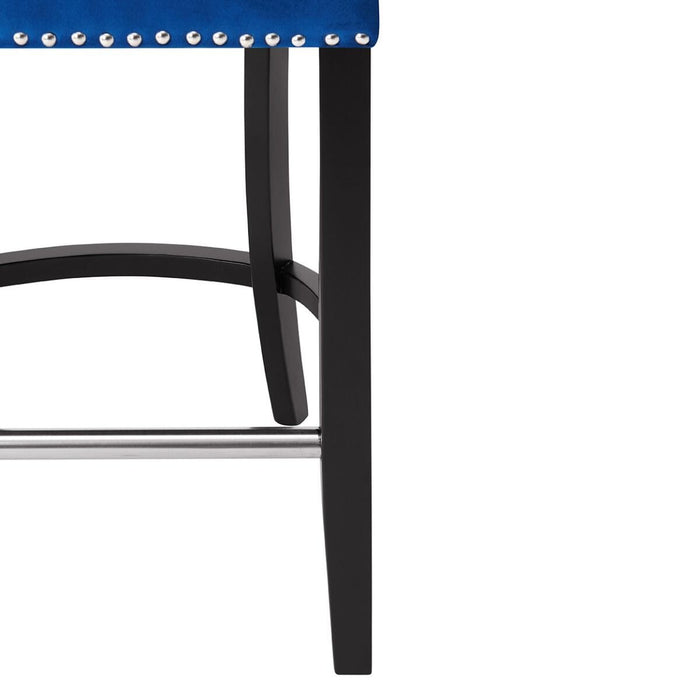 Knocker Back Breakfast Bar Stool - Royal Blue Breakfast Barstools Derrys 