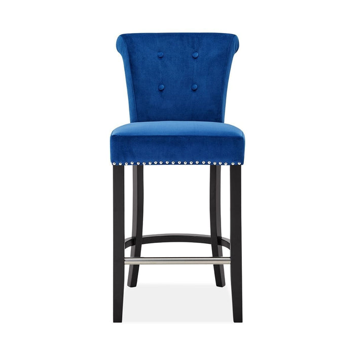 Knocker Back Breakfast Bar Stool - Royal Blue Breakfast Barstools Derrys 