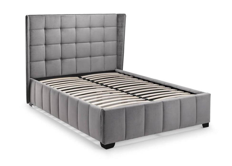 Gatsby Bed Frame 135Cm - Light Grey Bed frames Julian Bowen V2 