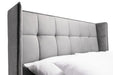 Gatsby Bed Frame 150Cm - Light Grey Bed frames Julian Bowen V2 