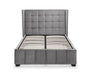 Gatsby Bed Frame 150Cm - Light Grey Bed frames Julian Bowen V2 