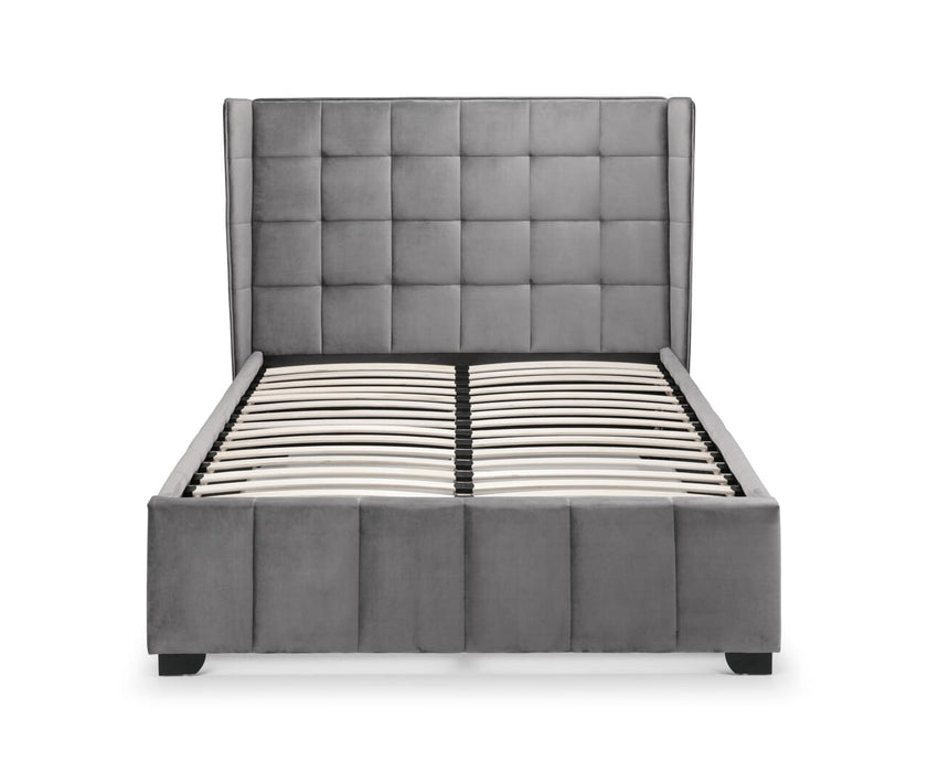 Gatsby Bed Frame 135Cm - Light Grey Bed frames Julian Bowen V2 