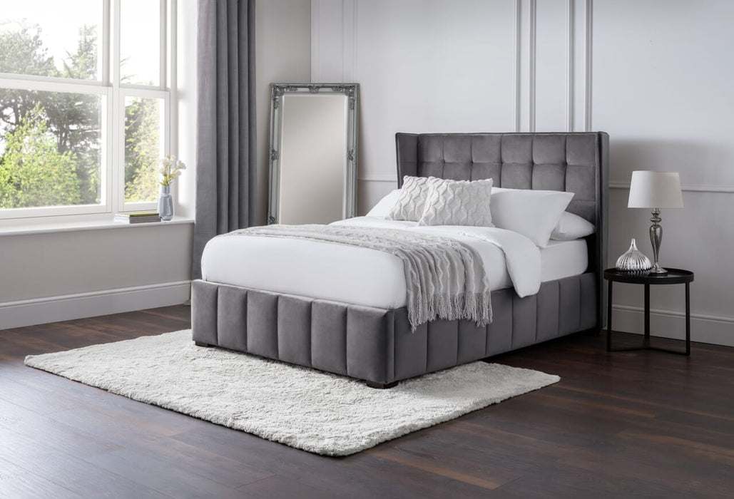 Gatsby Bed Frame 135Cm - Light Grey Bed frames Julian Bowen V2 