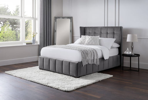 Gatsby Bed Frame 150Cm - Light Grey Bed frames Julian Bowen V2 