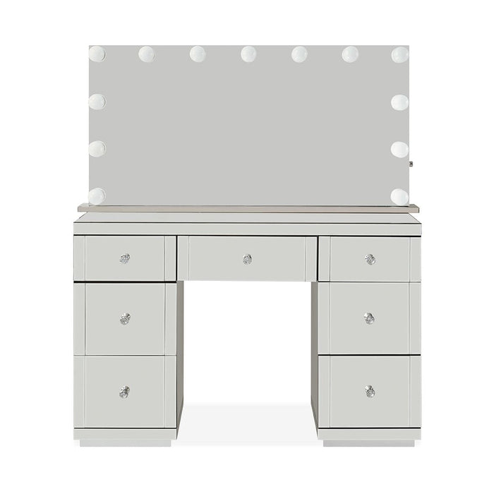 Hollywood Glass Dresser & Tabletop Mirror with Bluetooth Speaker Dressing Tables Derrys 