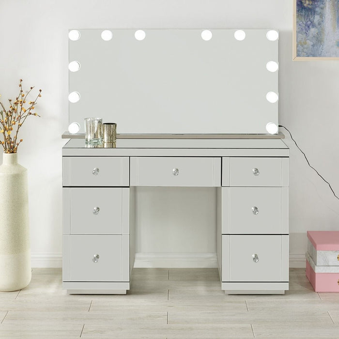 Hollywood Glass Dresser & Tabletop Mirror Dressing Tables Derrys 