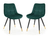 Hadid Dining Chair - Green Dining Chairs Julian Bowen V2 