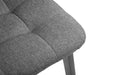 Hayden Panelled Dining Chair - Grey Linen Dining Chairs Julian Bowen V2 