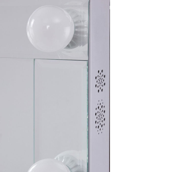 Hollywood Floor Mirror Glass with Bluetooth Speaker Mirror Derrys 