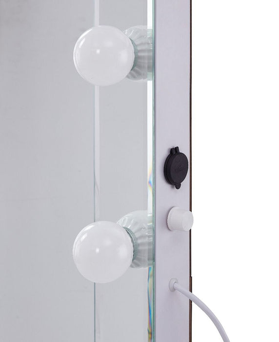 Hollywood Floor Mirror Glass with Bluetooth Speaker Mirror Derrys 