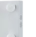 Hollywood Floor Mirror White with Bluetooth Speaker Mirror Derrys 