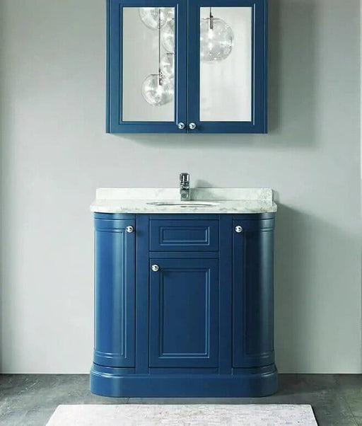 Merrion 900mm Traditional Bathroom Unit Navy Home Centre Direct 