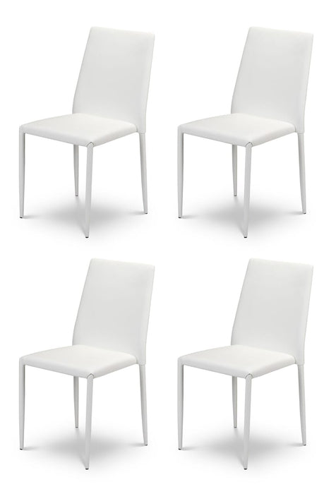 Jazz Stacking Chair White (4 Per Box) Dining Tables Julian Bowen V2 