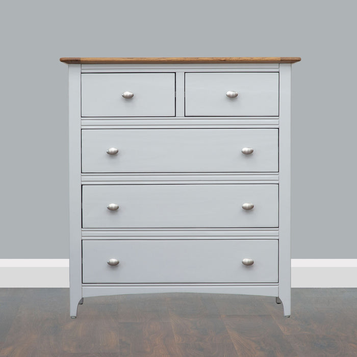 Lagan Grey & Oak 2+3 Chest Chest of Drawers HB 