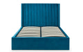 Langham Scalloped Headboard Storage Bed Frame 180Cm - Teal Bed Frames Julian Bowen V2 