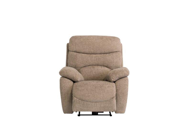 Swindon Armchair Electric Recliner Sofas supplier 120 Sand Fabric 