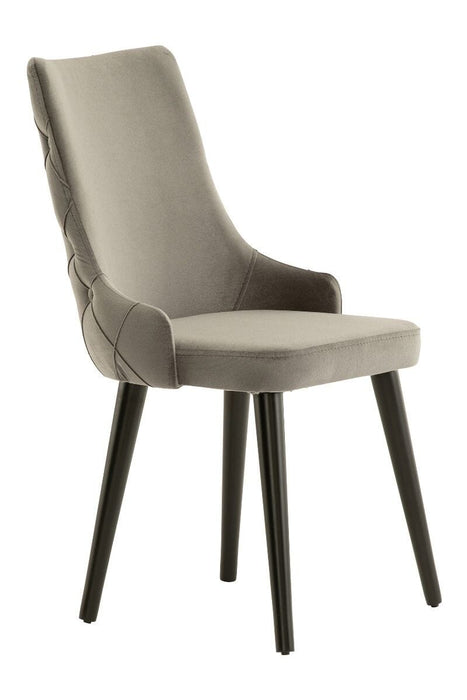 City Chair - Grey Velvet (Set of 2) Accent Chair Derrys 