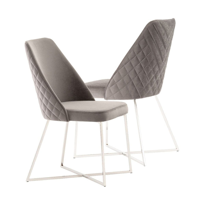 Vip Chair - Grey (Set of 2) Accent Chair Derrys 