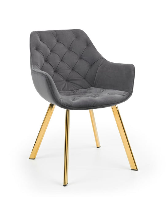 Lorenzo Dining Chair - Grey Dining Chairs Julian Bowen V2 