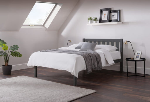 Luna Bed Frame 135Cm Anthracite Bed Frames Julian Bowen V2 