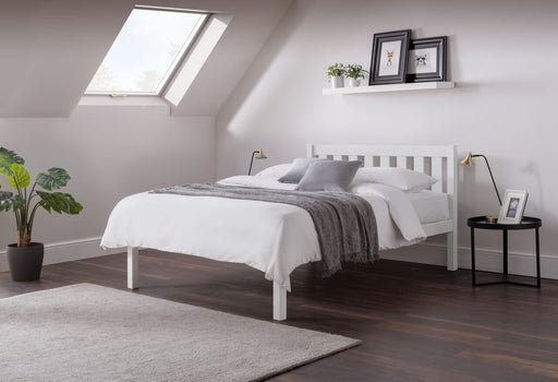 Luna Bed Frame 135Cm Surf White Bed Frames Julian Bowen V2 