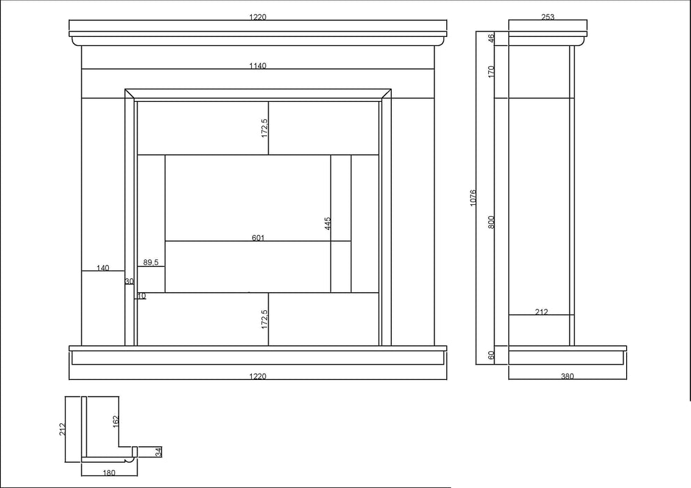 Lunas 1120 Fireplace Fireplaces supplier 105 