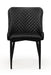 Luxe Faux Leather Dining Chair Black Dining Chairs Julian Bowen V2 