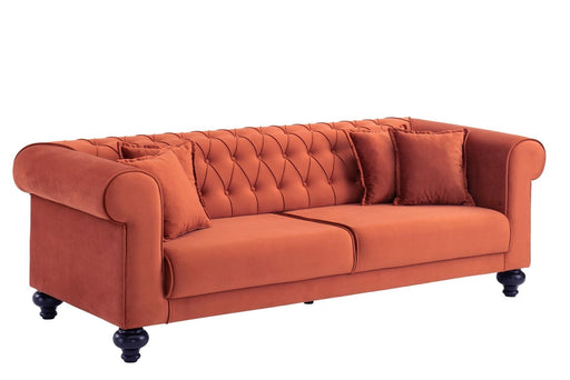 Marla 3 Seater Sofa - Burnt Orange Sofas Derrys 