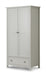 Maine 2 Door Combination Wardrobe - Dove Grey Wardrobe Julian Bowen V2 